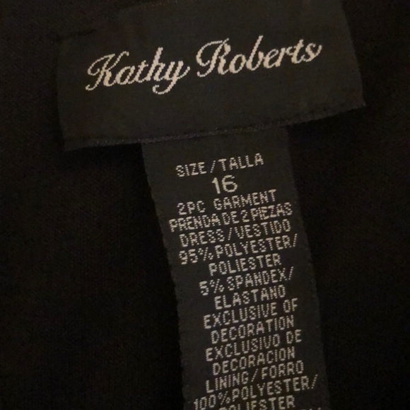 Black elegant long black dress with cover up - Picture 5 of 8